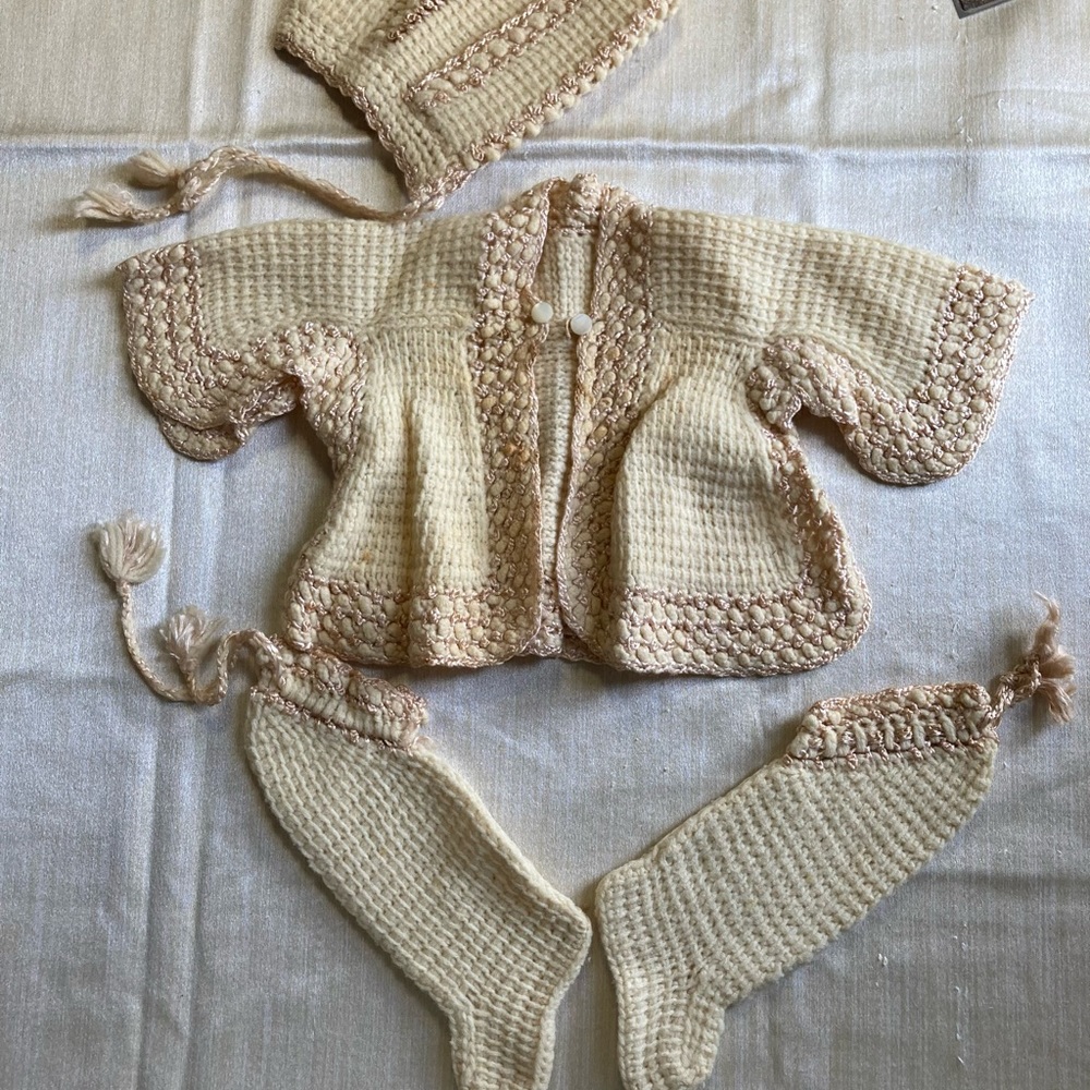 Knit baby set